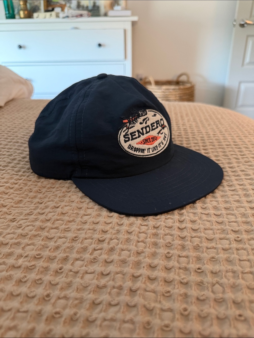 Sendero Navy Logo Patch Five-Panel Cap
